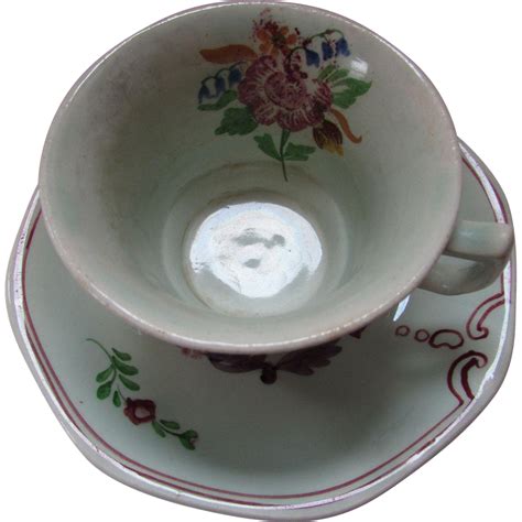 Calyx Ware Adams Ware England Country Floral Cup and ...