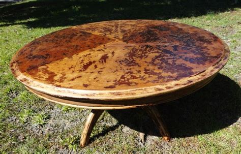 Items Similar To Mid Century Modern Style Round Coffee Table On Etsy