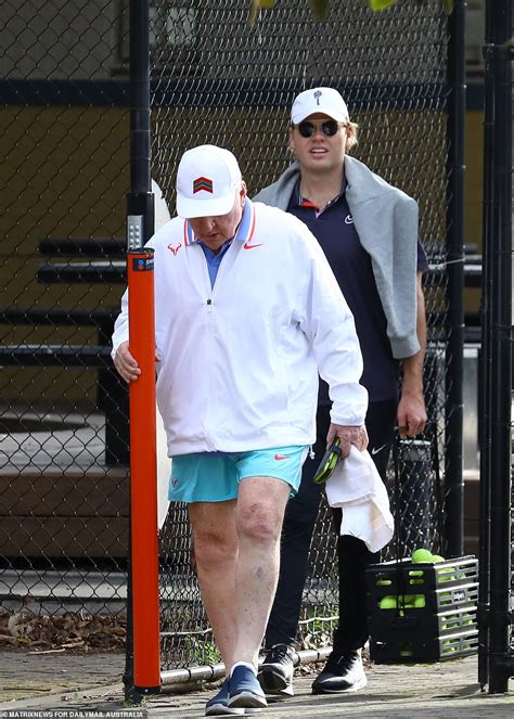 alan jones spends his morning tutoring jake thrupp in tennis after retiring from 2gb breakfast