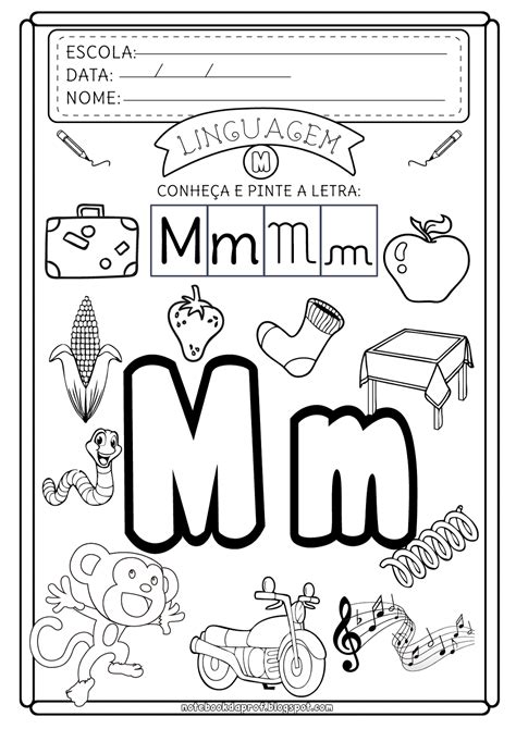 Letra M Cursiva Para Colorear Logotipo Letra M Minúscula Lineal Color