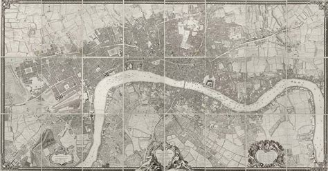 18th Century London Map