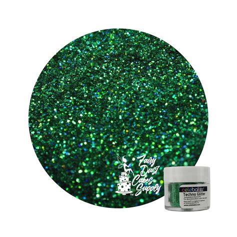 Kelly Green Techno Glitter For Cake Decorating By Ck Etsy