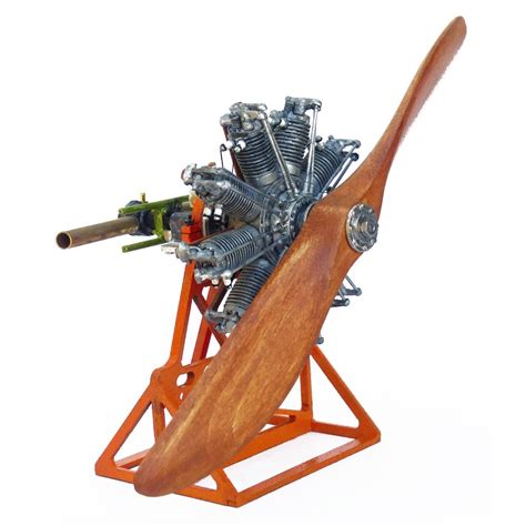 Model Airways Clerget 9b Wwi Rotary Aircraft Engine Wood