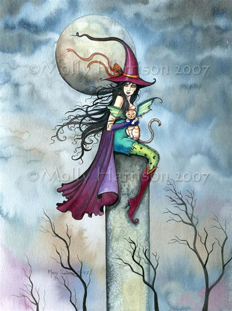 Molly Harrison Witch Art