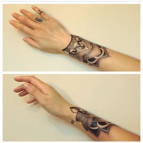 Iliana Rose Cuff Tattoo Tattoos Henna Hand Tattoo