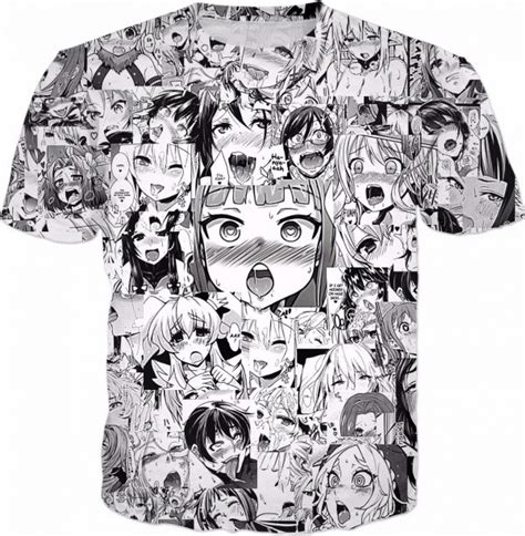 Ahegao Shirt Mangal Agehao Face Non Color Remix My