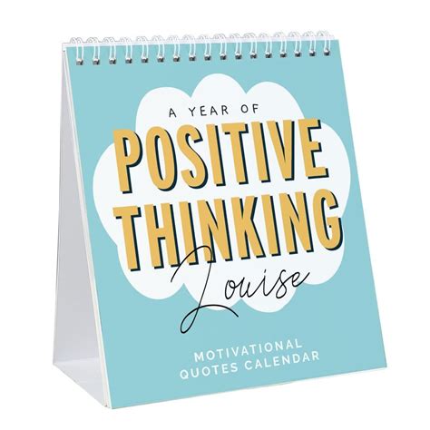 Personalised Motivational Quotes Desk Calendar