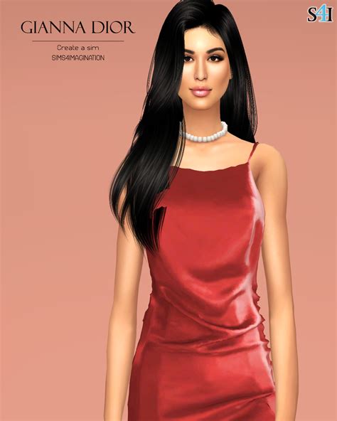 Sims 4 Cas Gianna Dior Imagination Sims 4 Cas