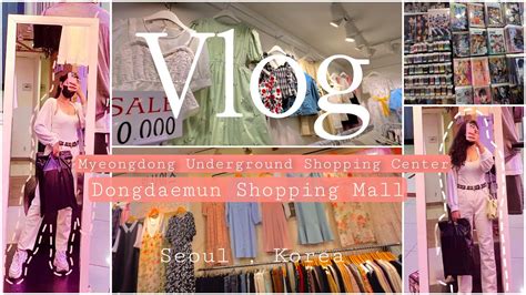 Shopping In Korea Vlog Myeongdong Underground Shopping Mall