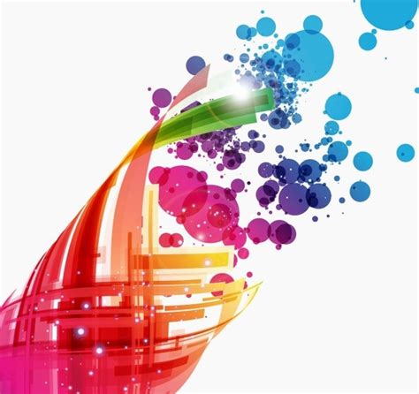 Colorful Abstract Design Background Vector Art Free Vector In