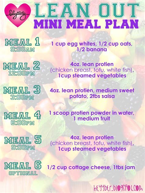 The 25 Best Lean Meals Plan Ideas On Pinterest Get Lean Meal Plan