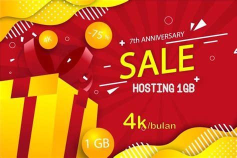 Promo Anniversary 7 Tahun Dhyhost Dhyhost