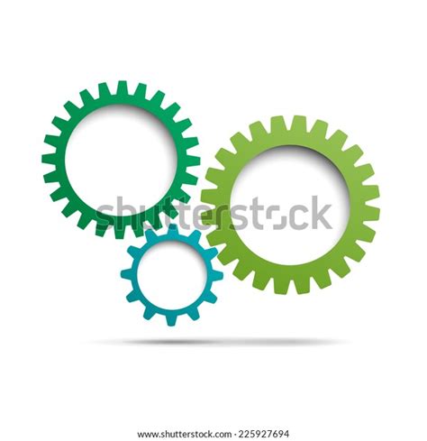 Abstract Gear Background Stock Vector Royalty Free 225927694