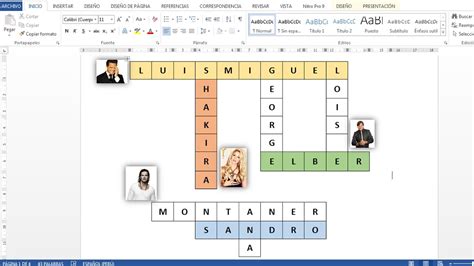 Cómo hacer o crear un crucigrama en Word Tecnoguia