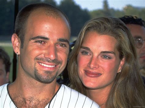 Beautiful Couple Andre Agassi With Brooke Shields Super Wags