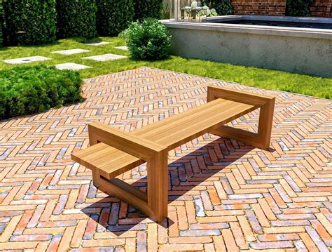 Diy Simple Bench Build Plans Modern Patio Bench Plans Easy To Build