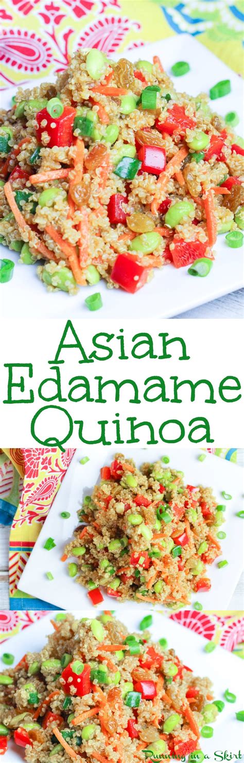 Easy Healthy Asian Edamame Quinoa Salad