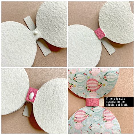 How To Make Faux Leather Hair Bows With A Cameo 3 Or By Hand The