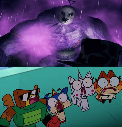 Unikitty And Her Friends Scared Of Tinky Tank By Robertbrasil On Deviantart