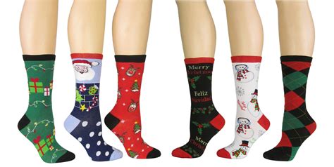 Wholesale Adult Christmas Crew Socks Size 9 11 Sku 2319109 Dollardays