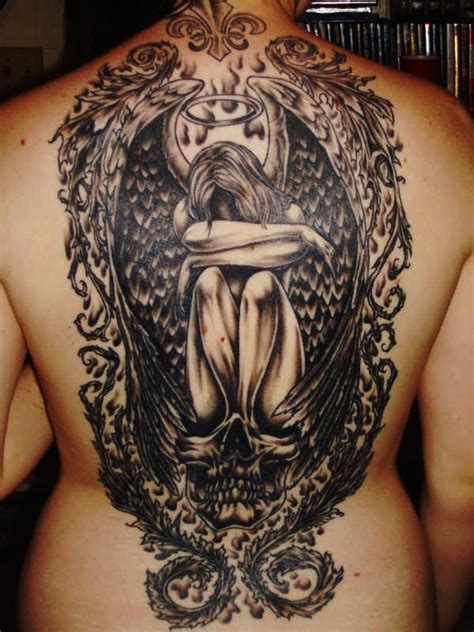 40 Beautiful Angel Tattoo Designs For Girls And Boys