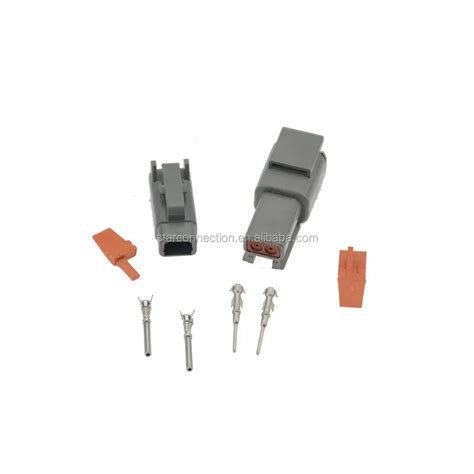Deutsch Dtm 2 Pin Male And Female Auto Waterproof Electrical Connector