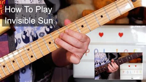 Invisible Sun The Police Guitar And Bass Lesson Youtube
