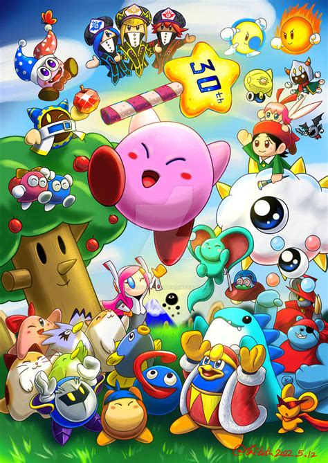 Kirby 30th Anniversary By Scarletreisen On Deviantart