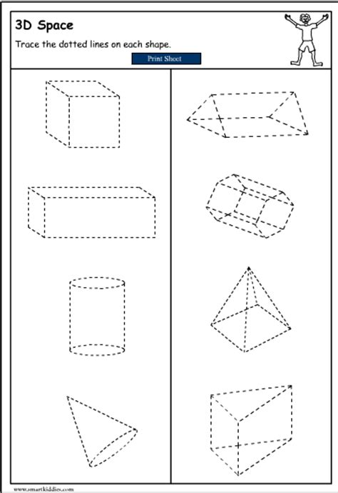 Drawing 3d Objects Mathematics Skills Online Interactive Activity Lessons