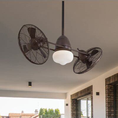 One of our signature models, the mustang ii oscillating ceiling fan is one of our more unique double motor fans. Dual Ceiling Fans You'll Love in 2020 | Wayfair