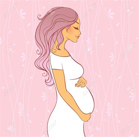 Pregnant Woman Vector Clipart Panda Free Clipart Images The Hot Sex