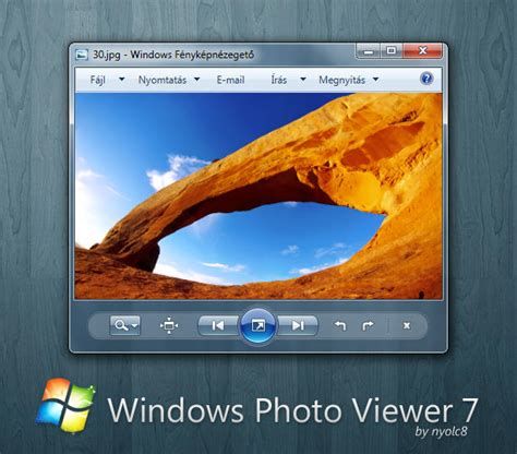 Windows 7 Photo Viewer 7 style by nyolc8 on DeviantArt