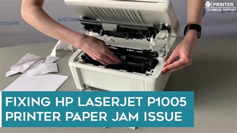 Fixing Hp Laserjet P1005 Printer Paper Jam Issue Youtube