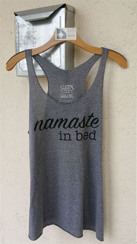 Namaste In Bed Women S Tank Top Colors Available Namaste Racerback