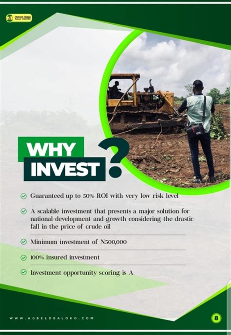 Invest In Our Agricultural Farm Investment And Earn Big With Us