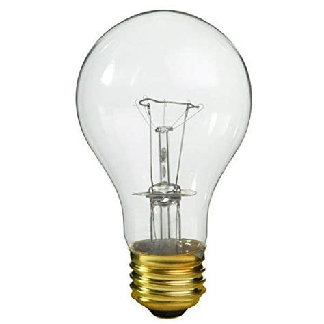 Incandescent 60 Watt A19 Light Bulb Clear