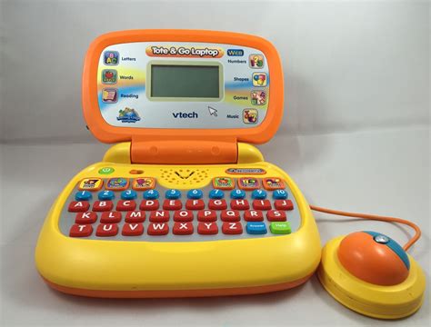 Vtech Orange And Yellow Tote And Go Laptop Laptop Vtech Orange