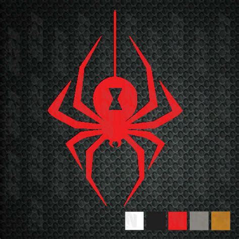 Black Widow Spider Decal Car Window Vinyl Decal Sticker Laptop V2 Ebay