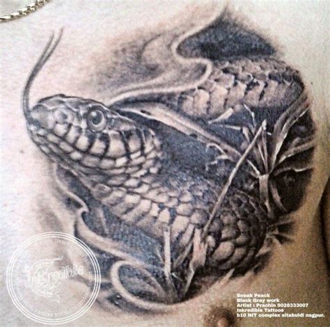 Realistic Snake Tattoo Snake Tattoo Tattoos Body Art