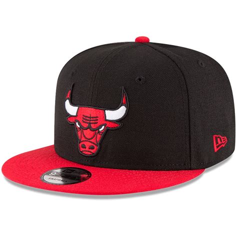 Mens New Era Blackred Chicago Bulls 2 Tone Original Fit 9fifty