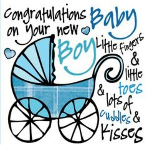 Congratulations On Your New Baby Boy~little Fingers And Little Toes