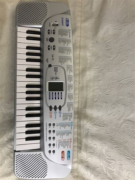 Casio Sa 75 Electronics Keyboard Piano Hobbies And Toys Music And Media