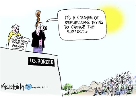 Cartoons Immigration Policy In Focus As Border Crossings Rise