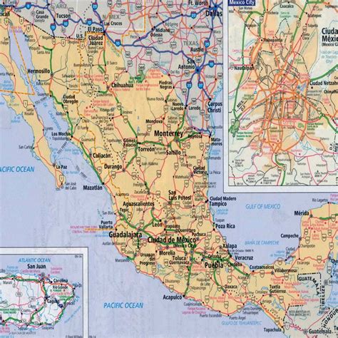Mapa De México Descarga Los Mapas De México