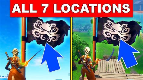 Visit All Pirate Camps All 7 Locations Week 1 Challenges Fortnite