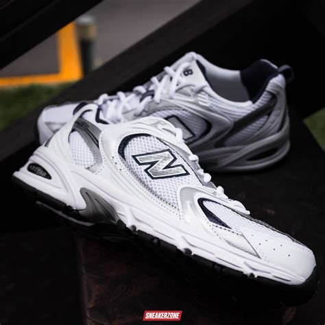 New Balance 530 White Silver Navy Mr530sg Sneakerzonevn