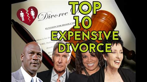 top 10 expensive celebrity divorces in the world youtube
