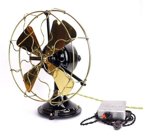 1912 12 Dayton Type 25 32 Volt Dc Desk Fan Restored With 32 Volt Power