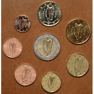 Euromince mince Sada 8 mincí Írsko 2018 UNC