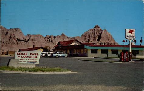 Cedar Pass Lodge Badlands National Monument Interior Sd Badlands